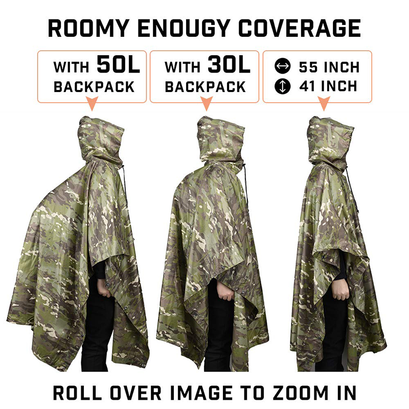 Rain Coat Camouflage Tactical  - đánh giá và giá Fishing Rain Suit