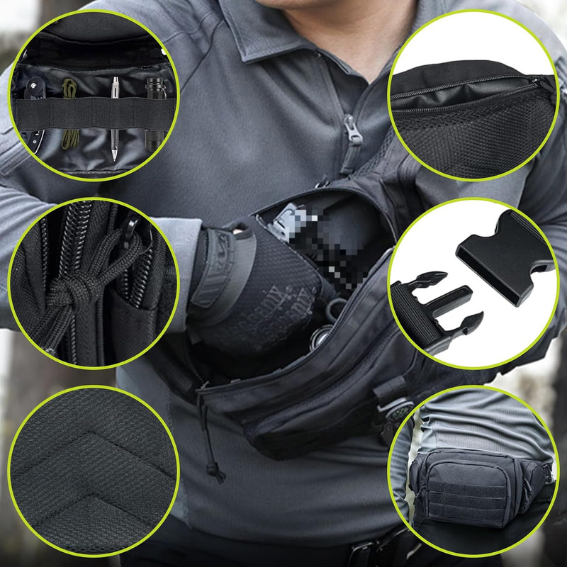 600D Oxford Multi-Pocket Waist - đánh giá và giá Fishing Belt