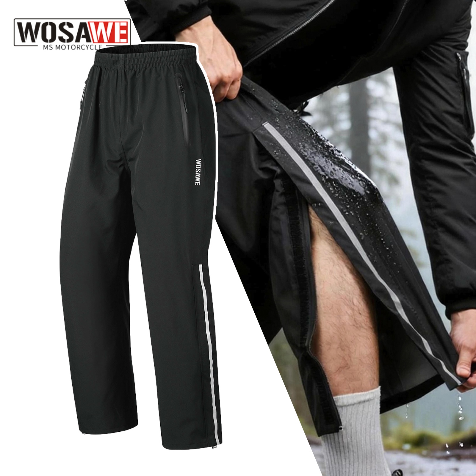 WOSAWE Rain Pants Windproof Me - đánh giá và giá Fishing Pants Waterproof
